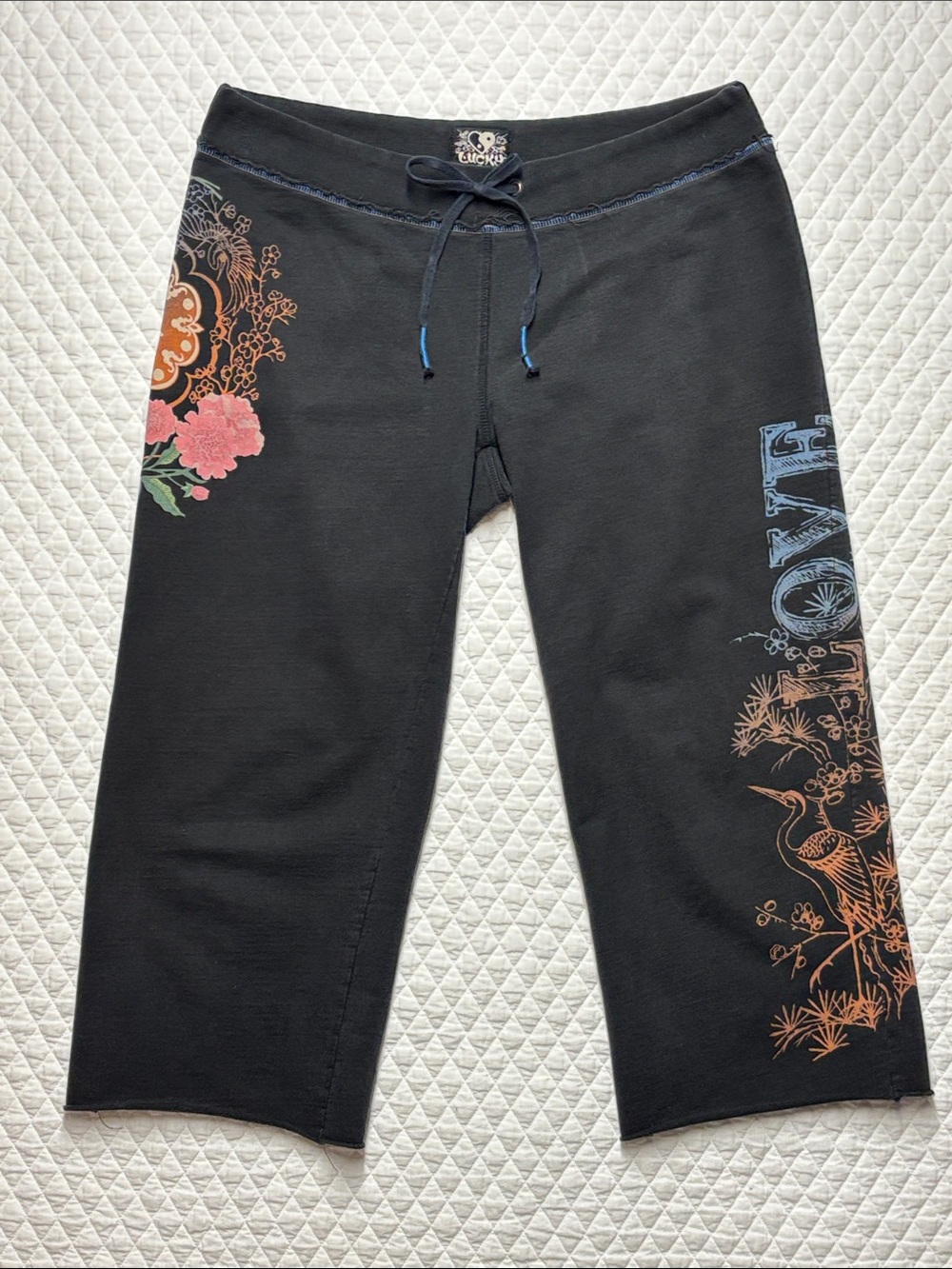 Vintage Lucky Brand Drawstring Sweatpants Size M